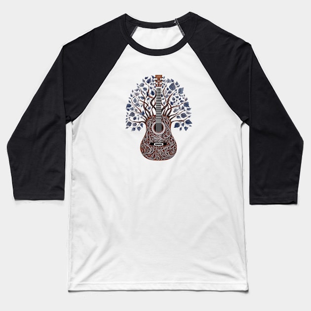 Guitar tree for guitar lover Baseball T-Shirt by ADybowska